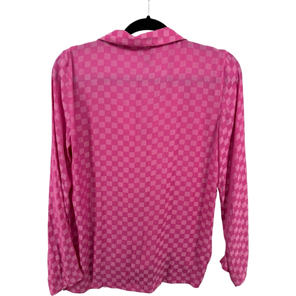GapBody Pink Checker Long Sleeve - Picture 3 of 10